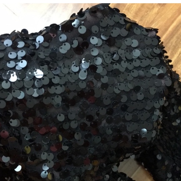 Custo Barcelona Black Sequins Mid Rise Legging Size large - Picture 5 of 8